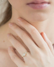 Load image into Gallery viewer, Elegant Gold Goddess Ring