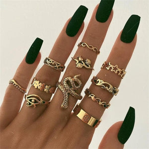Jade Rings Set