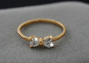 Crystal Bow Ring of Cuteness