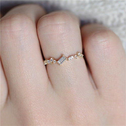 Delicate Micro Engagement Ring