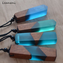 Load image into Gallery viewer, Enchanted Resin &amp; Wood Necklace