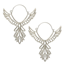 Load image into Gallery viewer, Phoenix Wings Hoop Earrings