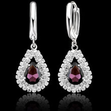 Load image into Gallery viewer, Exquisite Amethyst Teardrop Jewelry Set
