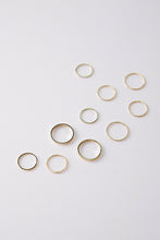 Load image into Gallery viewer, Simple Design Joint Rings (10pc set)