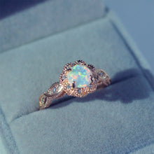 Load image into Gallery viewer, Rose Gold Opal Ring