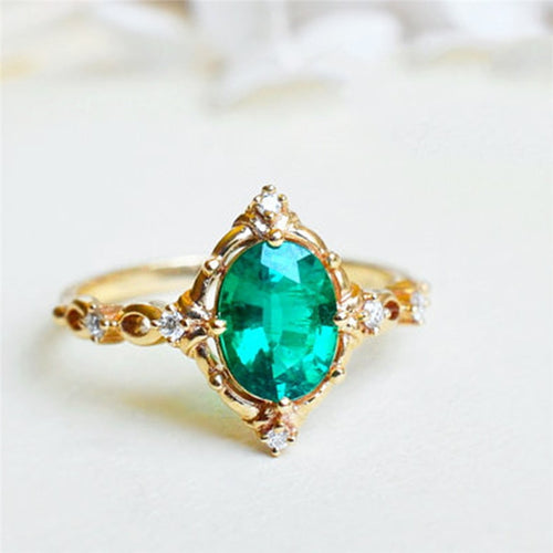 Green Forest Princess Ring