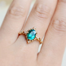 Load image into Gallery viewer, Green Forest Princess Ring