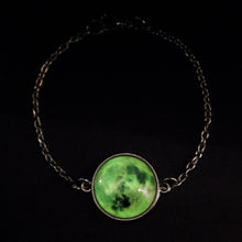 Load image into Gallery viewer, Moonstone Bracelet-  Birth Moon Bracelet Glow In The Dark