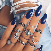 Load image into Gallery viewer, 7 Styles of Vintage Midi Finger Knuckle Rings