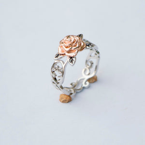 Elegant Rose Flower Ring
