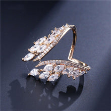 Load image into Gallery viewer, Butterfly Wings Crystal Ring