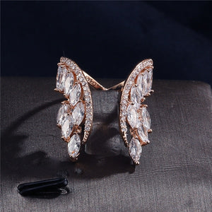 Butterfly Wings Crystal Ring