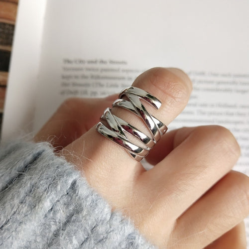 Weave Silver Ring