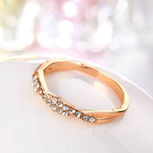 Rose Gold Silver Ring