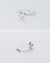 Load image into Gallery viewer, Sterling Silver Opening Ring