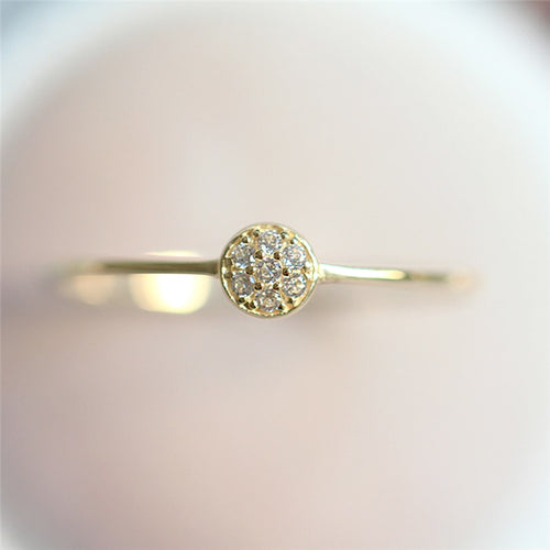 Simple Cubic Zircon Ring