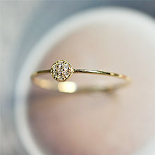 Load image into Gallery viewer, Simple Cubic Zircon Ring