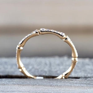 Simple Micro Paved Chic Ring