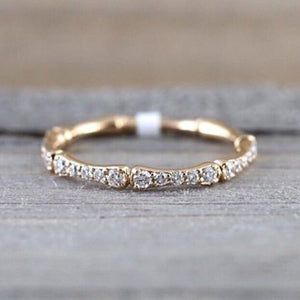 Simple Chic Rings Simple Micro Paved Chic Ring – Bella Florra
