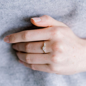 Dainty Zircon Stone Finger Ring