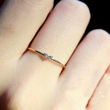 Load image into Gallery viewer, Dainty Simple Cute Heart Crystal Ring