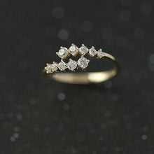 Load image into Gallery viewer, Dainty White Crystal Ring