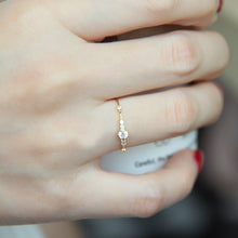 Load image into Gallery viewer, Cute Dainty Thin Crystal Ring