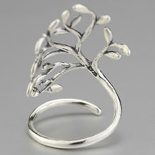 Load image into Gallery viewer, Tree Wrap Silver Ring