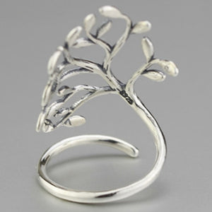 Tree Wrap Silver Ring
