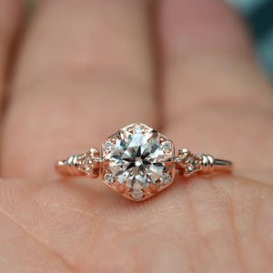 Engagement Snowflake Ring